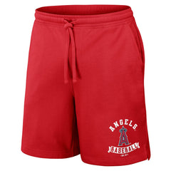 Los Angeles Angels Darius Rucker Collection Team Color Shorts - Red