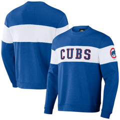 Chicago Cubs Darius Rucker Collection Stripe Pullover Sweatshirt - Royal