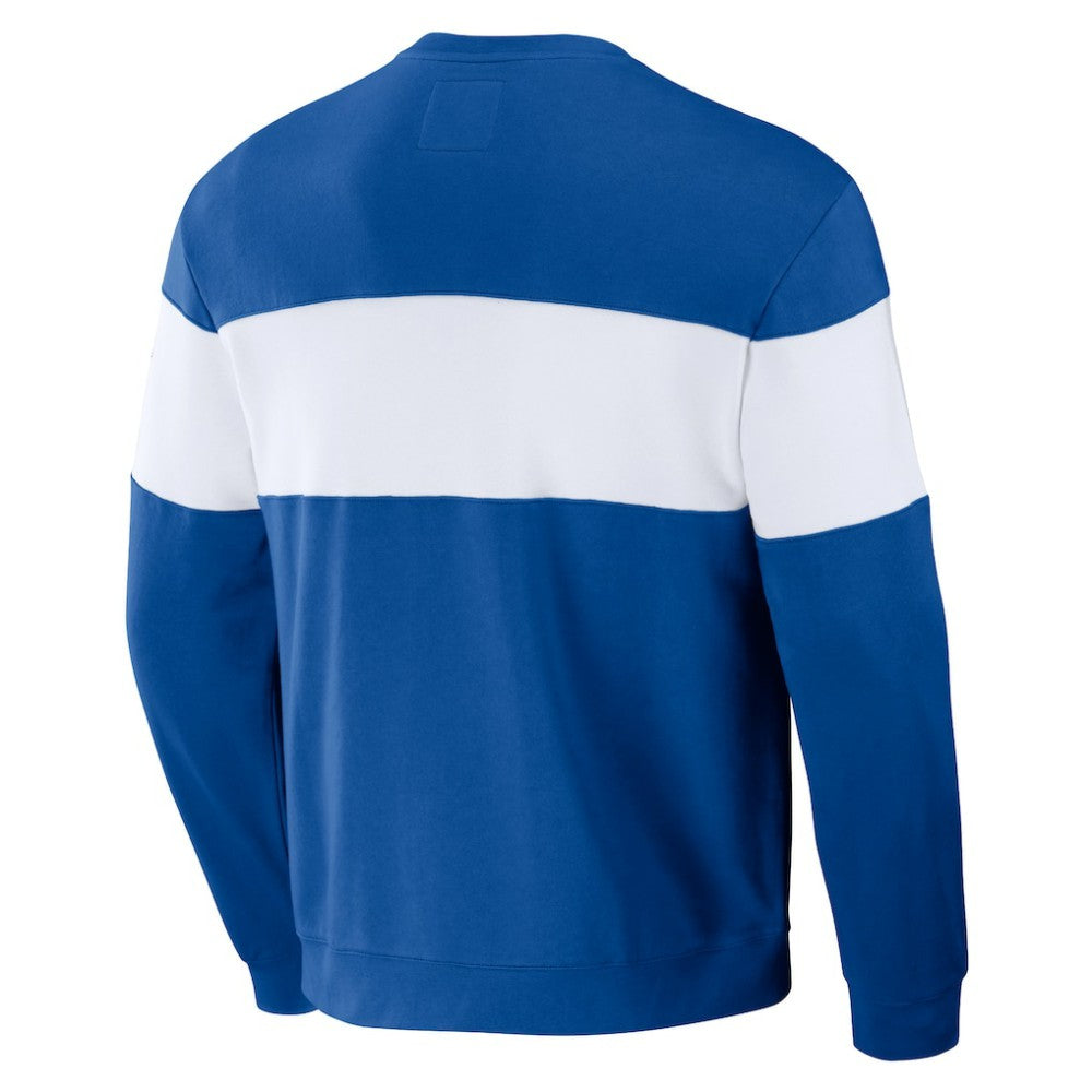 Chicago Cubs Darius Rucker Collection Stripe Pullover Sweatshirt - Royal