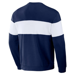Minnesota Twins Darius Rucker Collection Stripe Pullover Sweatshirt - Navy