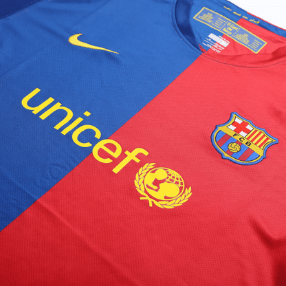 Messi #10 Retro Barcelona UCL Final Home Jersey 2008/09