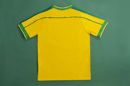 LEONARDO #18 Retro Brazil Home Jersey World Cup 1998