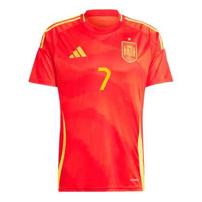 MORATA #7 Spain Home Jersey Euro - [Super Replica]