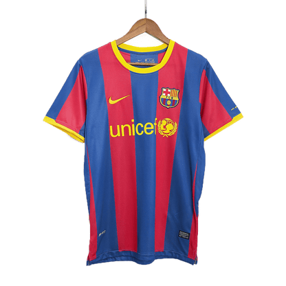 Messi #10 Retro Barcelona Home Jersey 2010/11