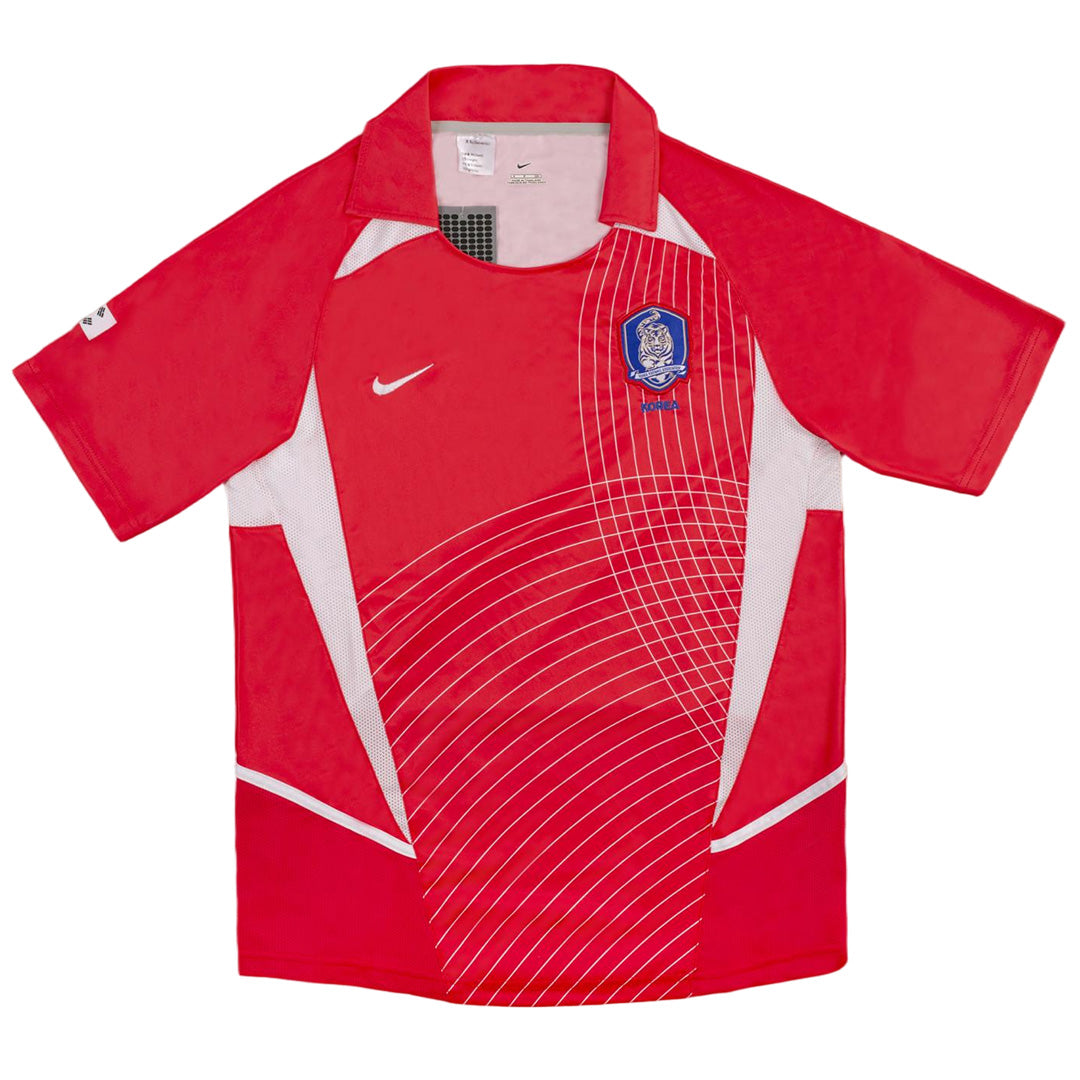 J H AHN #19 Retro South Korea Home Jersey 2002