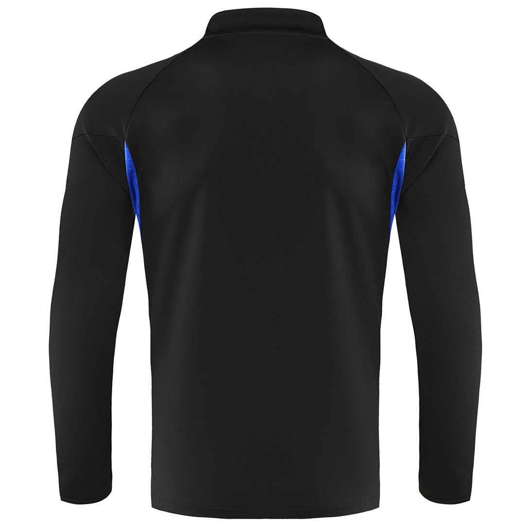Manchester United 1/4 Zipper Sweat Kit(Top+Pants) Black 2025/26