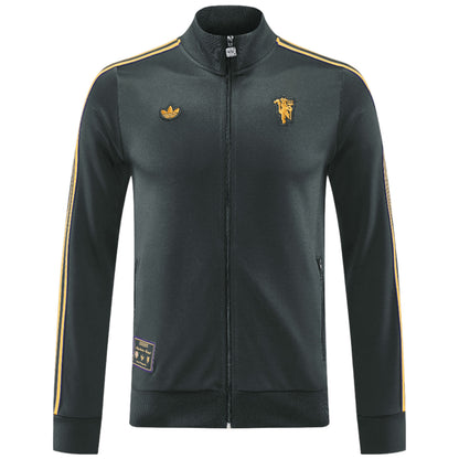 Manchester United Anthem Jacket Black 2025/26