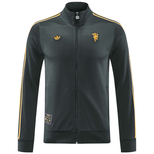Manchester United Anthem Jacket Black 2025/26