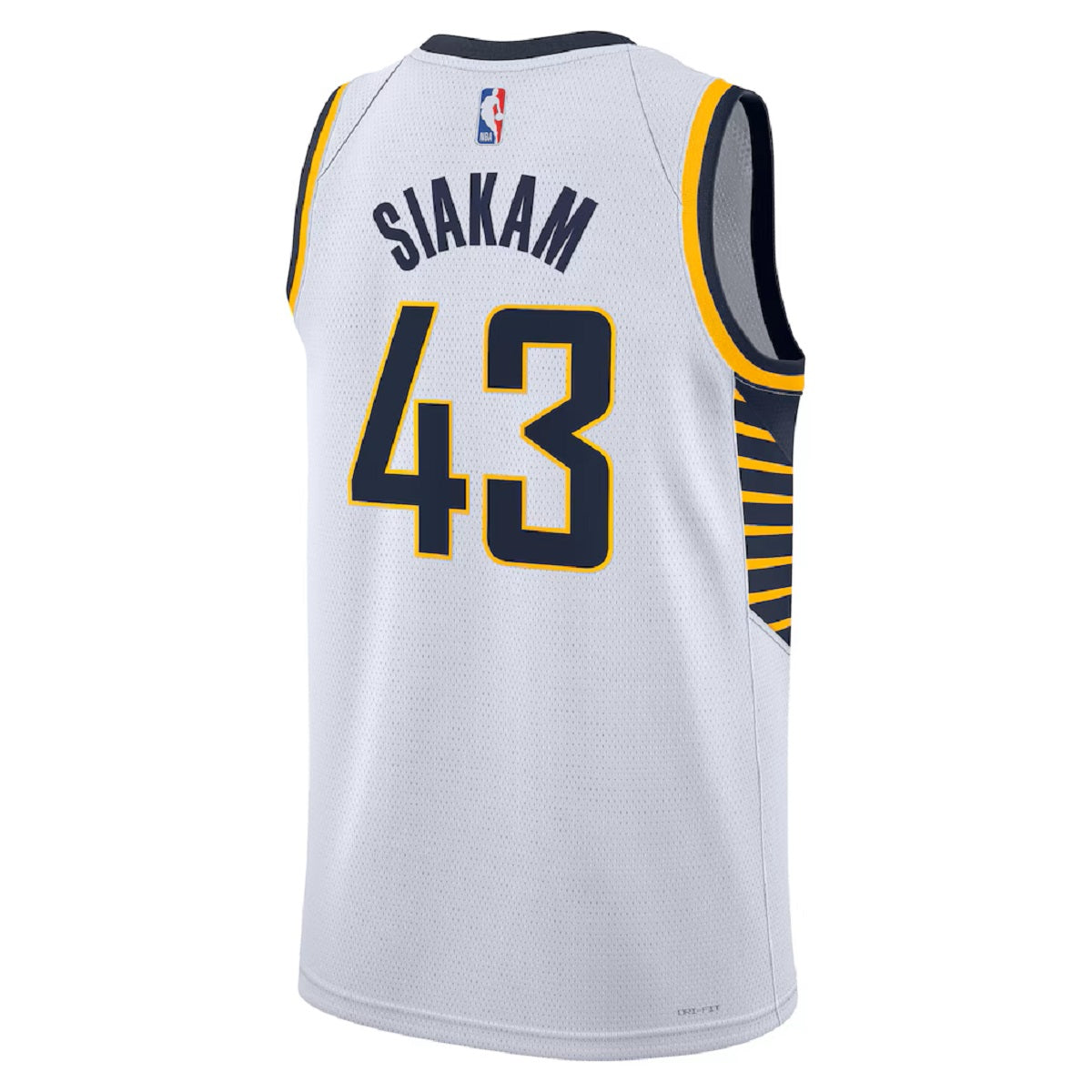 Unisex Indiana Pacers Pascal Siakam #43 White Swingman Jersey - Association Edition