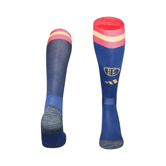 Spain Home Soccer Socks - Blue 2026