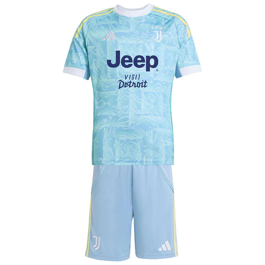 Kids Juventus Away Jersey Kit 2025/26