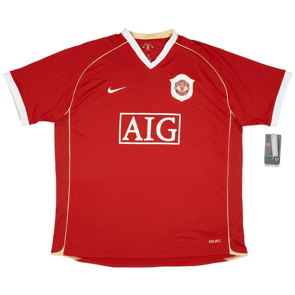 Ronaldo #7 Retro Manchester United Home Jersey 2006/07