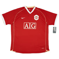 Ronaldo #7 Retro Manchester United Home Jersey 2006/07