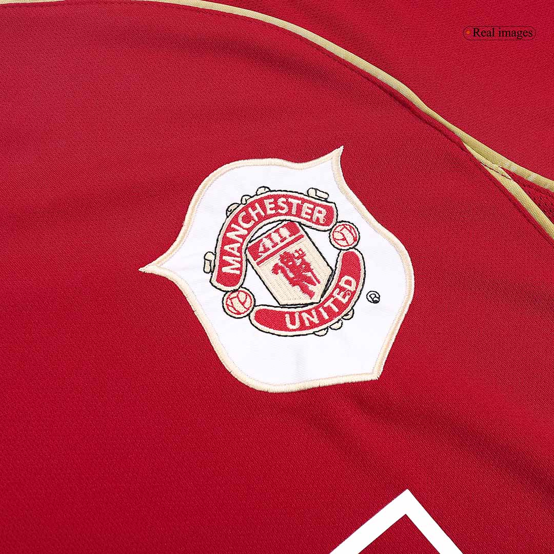 Ronaldo #7 Retro Manchester United Home Jersey 2006/07