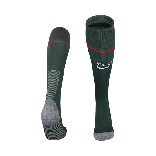 Kids Chelsea Away Soccer Socks - Green 2025/26