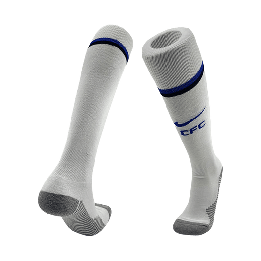 Kids Chelsea Home Soccer Socks - White 2025/26