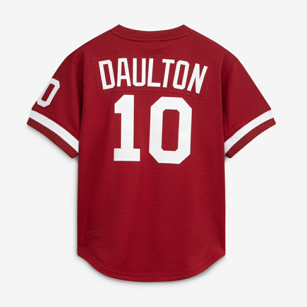 Darren Daulton Philadelphia Phillies Authentic Batting Practice Jersey - Scarlet | Mitchell & Ness