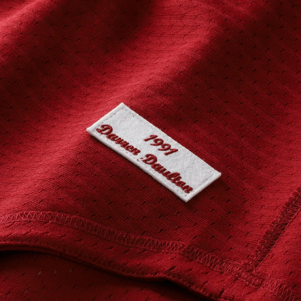 Darren Daulton Philadelphia Phillies Authentic Batting Practice Jersey - Scarlet | Mitchell & Ness