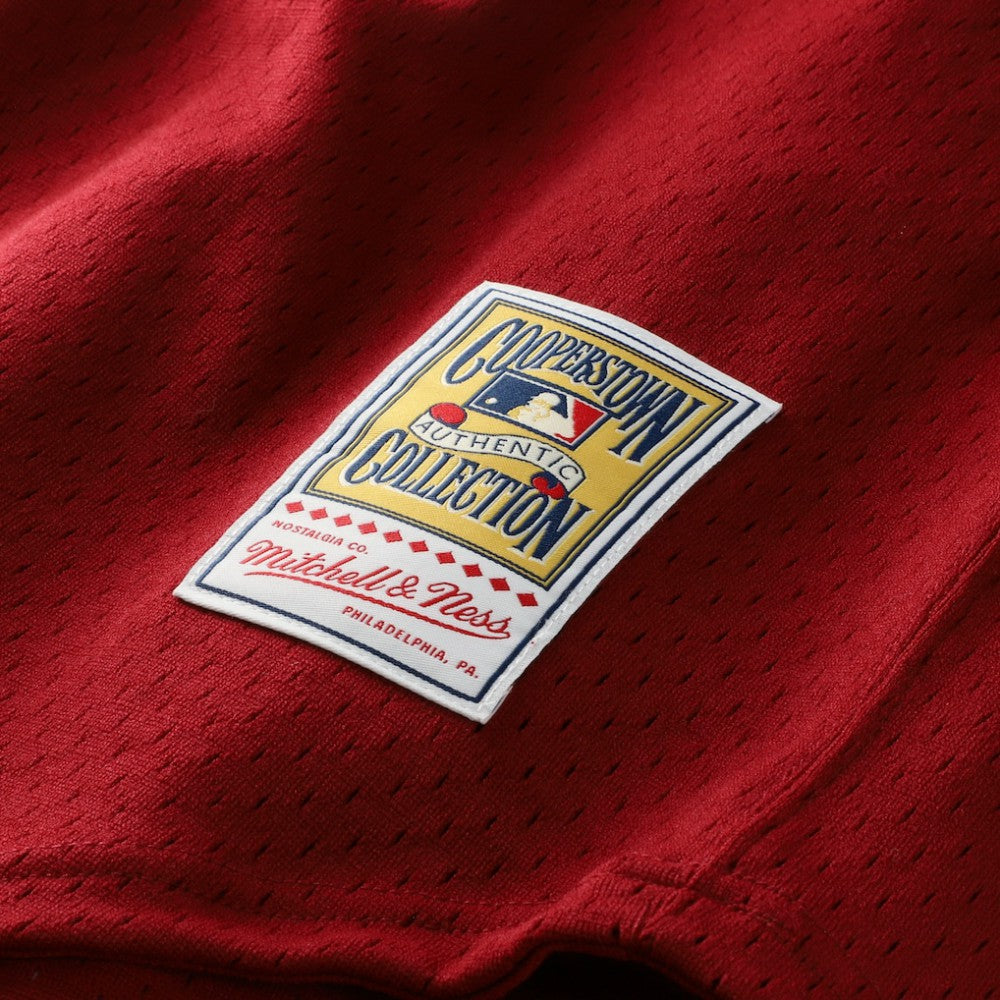 Darren Daulton Philadelphia Phillies Authentic Batting Practice Jersey - Scarlet | Mitchell & Ness