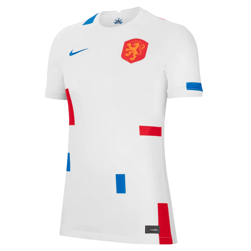Netherlands Women's EC22 Away Soccer Jersey - White-Soar | Sale