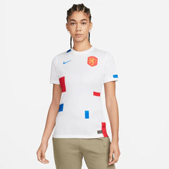 Netherlands Women's EC22 Away Soccer Jersey - White-Soar | Sale
