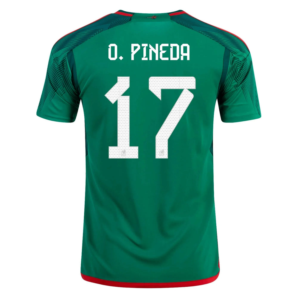 2022-23 Mexico Home Soccer Jersey - Green-Red | Hot