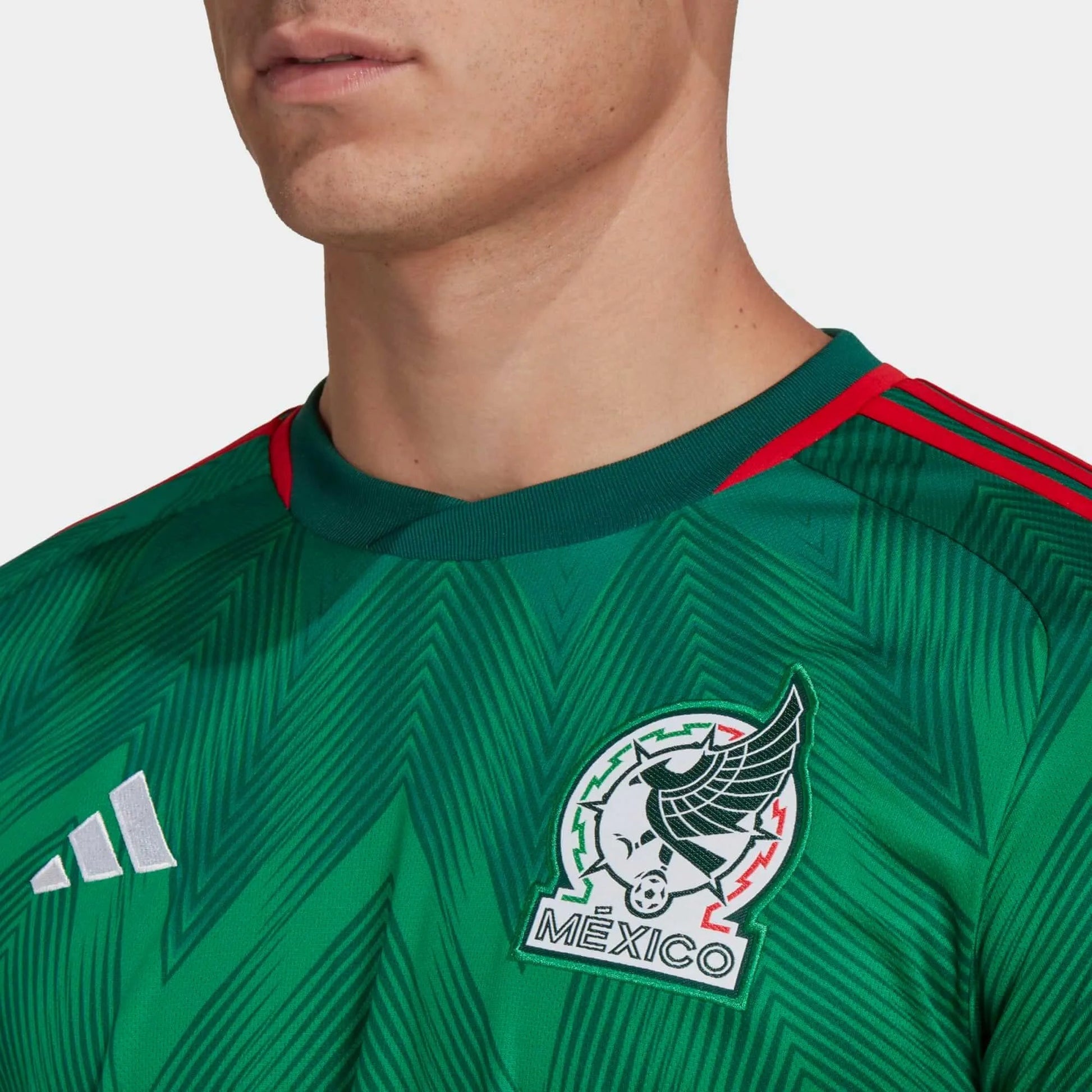 2022-23 Mexico Home Soccer Jersey - Green-Red | Hot