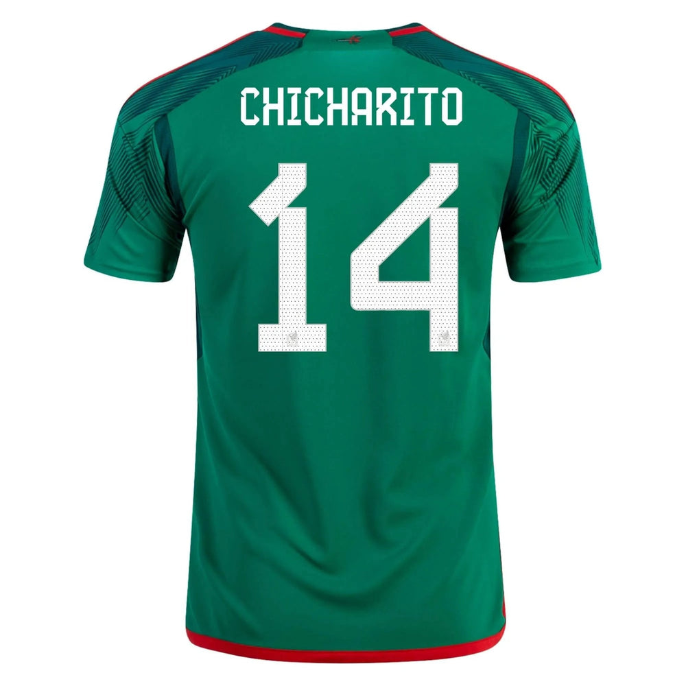 2022-23 Mexico Home Soccer Jersey - Green-Red | Hot