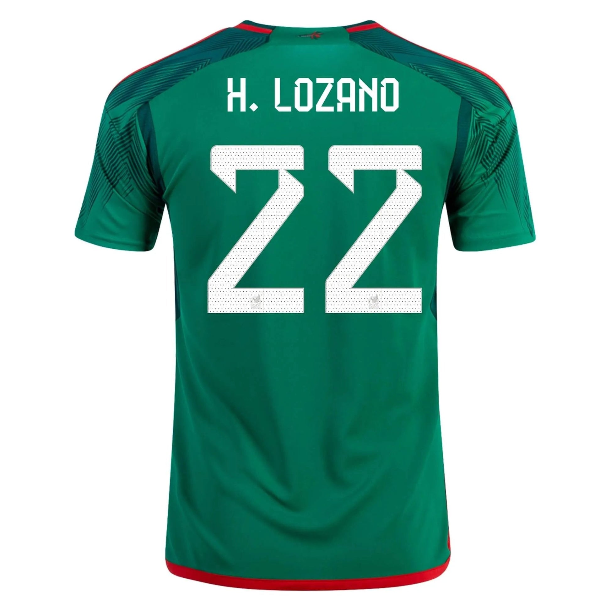 2022-23 Mexico Home Soccer Jersey - Green-Red | Hot