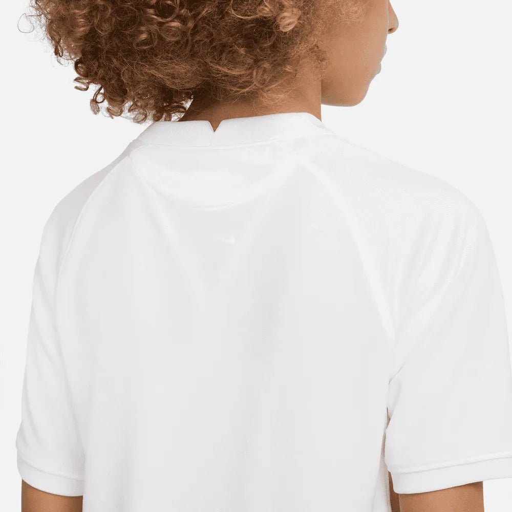 2022-23 France Away Youth Soccer Jersey White-Pink Glaze-Blue | Online