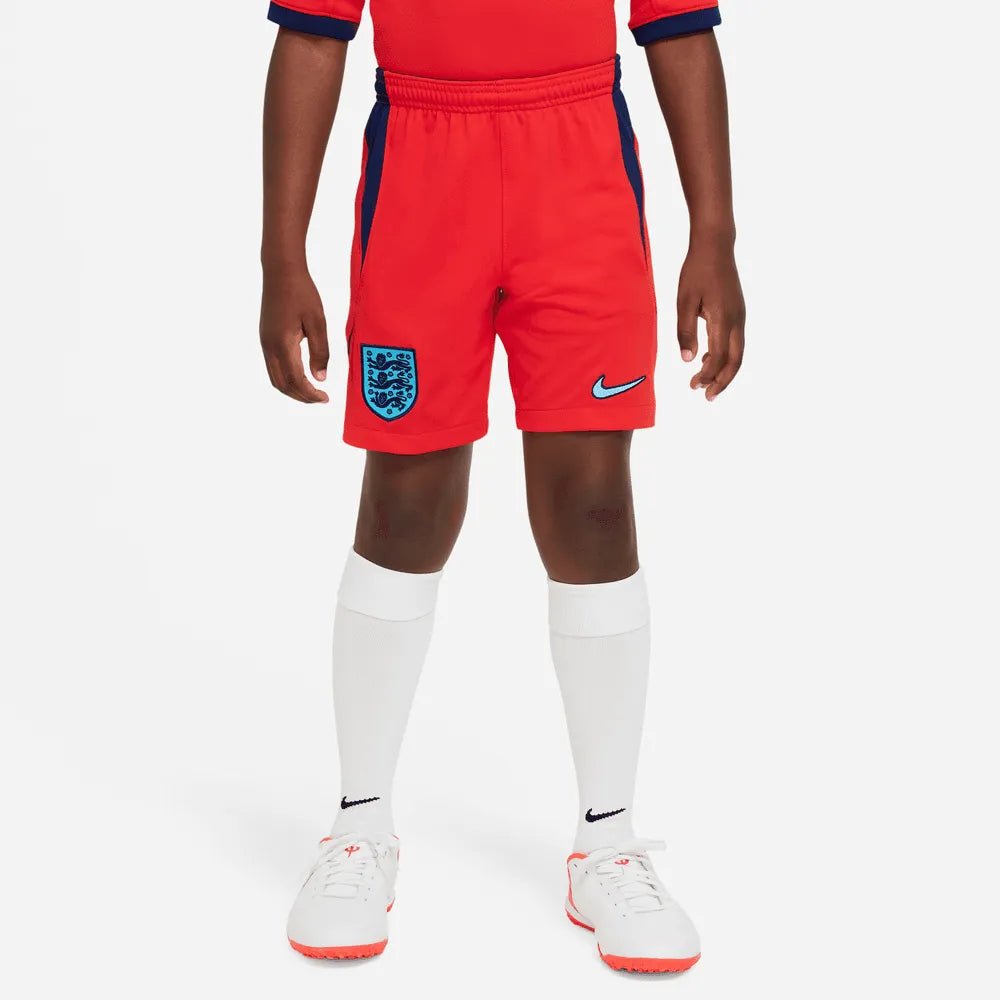 2022-23 England Youth Away Soccer Short Red-Blue Void | Discount