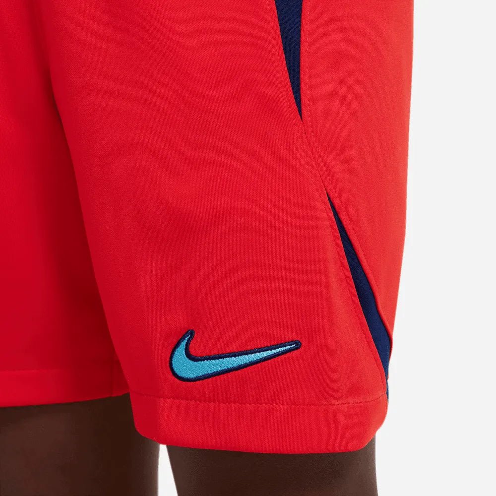2022-23 England Youth Away Soccer Short Red-Blue Void | Discount