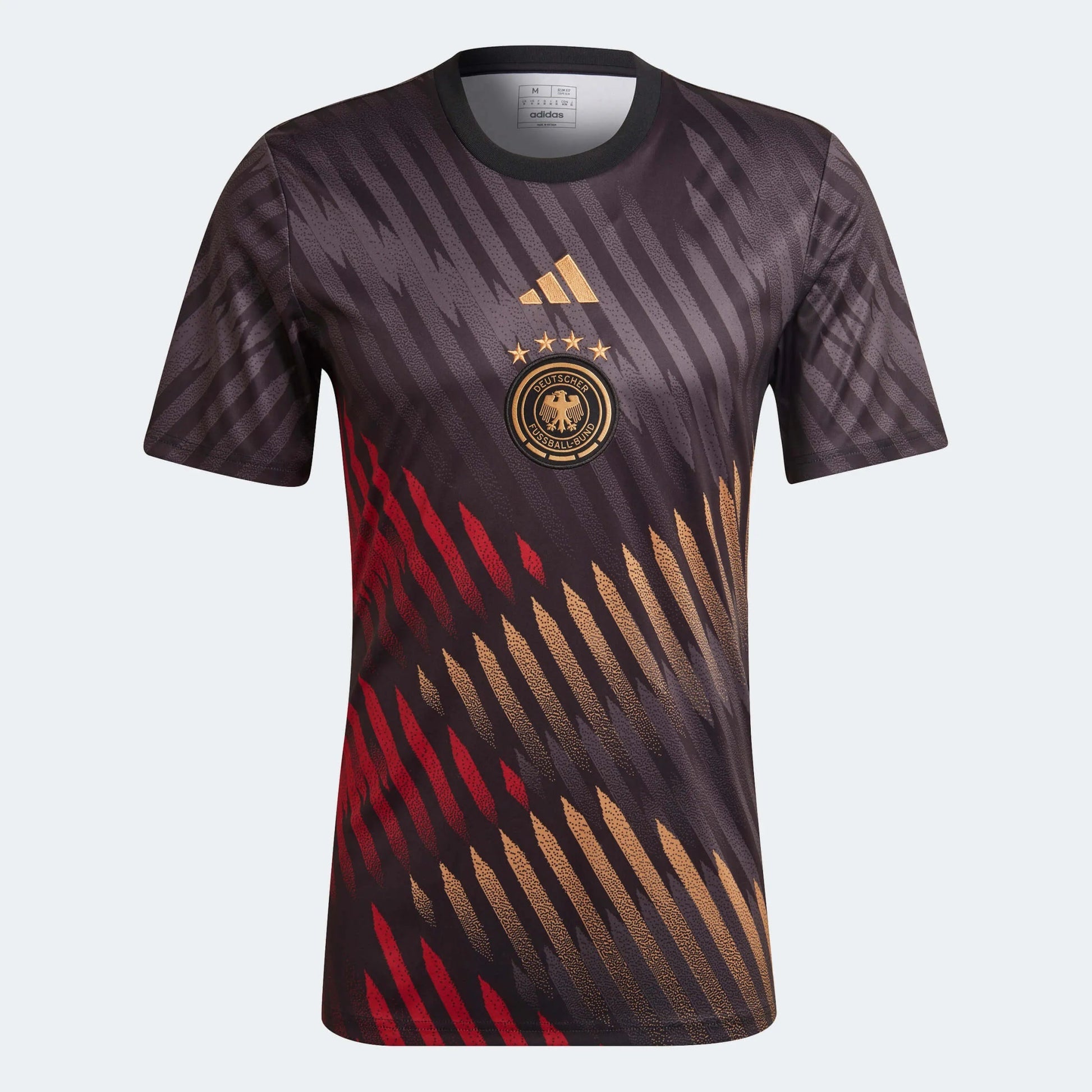 2022-23 Germany Pre-Match Soccer Jersey - Black-Grey-Red | Outlet