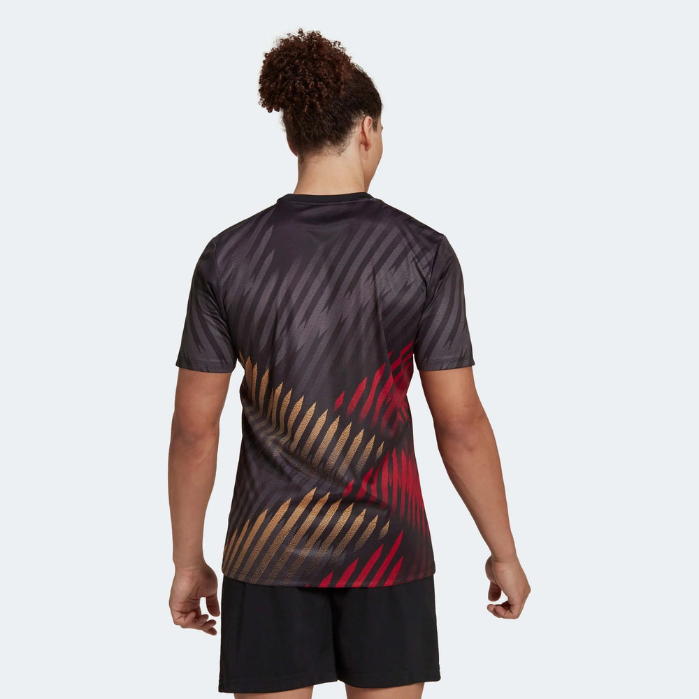 2022-23 Germany Pre-Match Soccer Jersey - Black-Grey-Red | Outlet