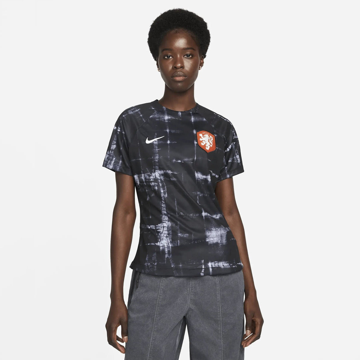 2022-23 Netherlands Womens DF Pre-Match - Black | On sale
