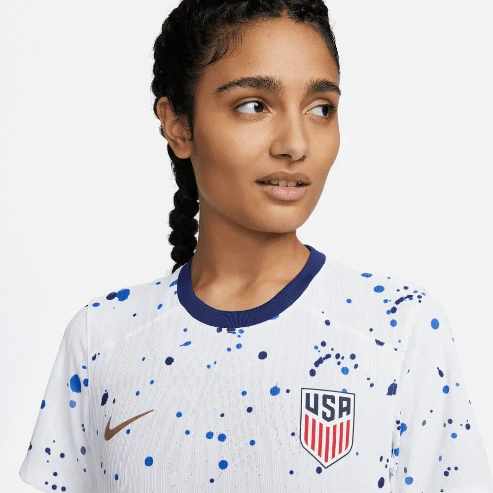 2023-24 USA Women's Home Authentic Soccer Jersey (No Stars) | Online