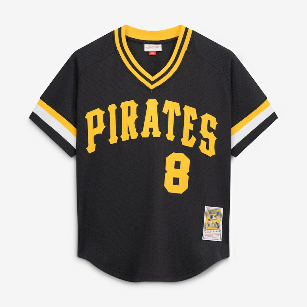 Willie Stargell Pittsburgh Pirates Authentic Batting Practice Jersey - Black | Mitchell & Ness
