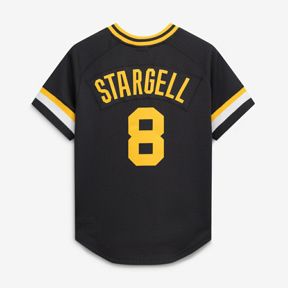 Willie Stargell Pittsburgh Pirates Authentic Batting Practice Jersey - Black | Mitchell & Ness