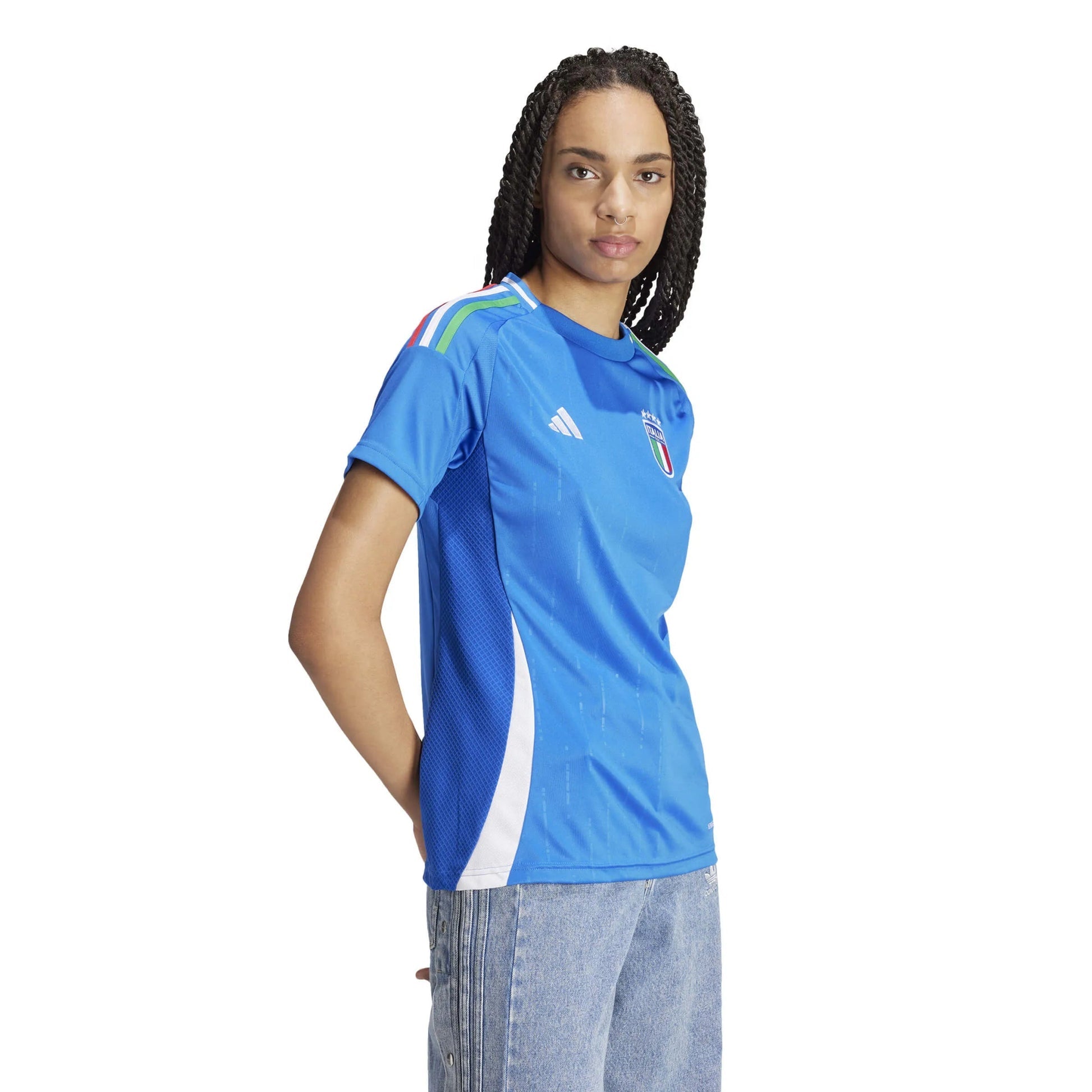2024-25 Italy Women's Stadium Home Soccer Jersey | For sale