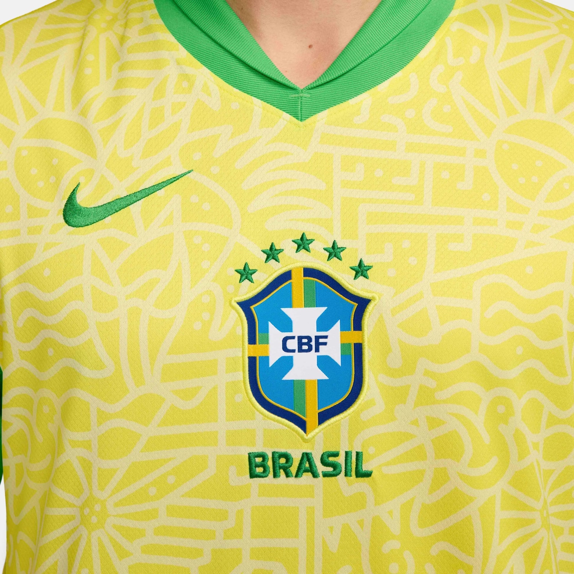 2024-25 Brazil Men's Stadium Home Soccer Jersey | Online