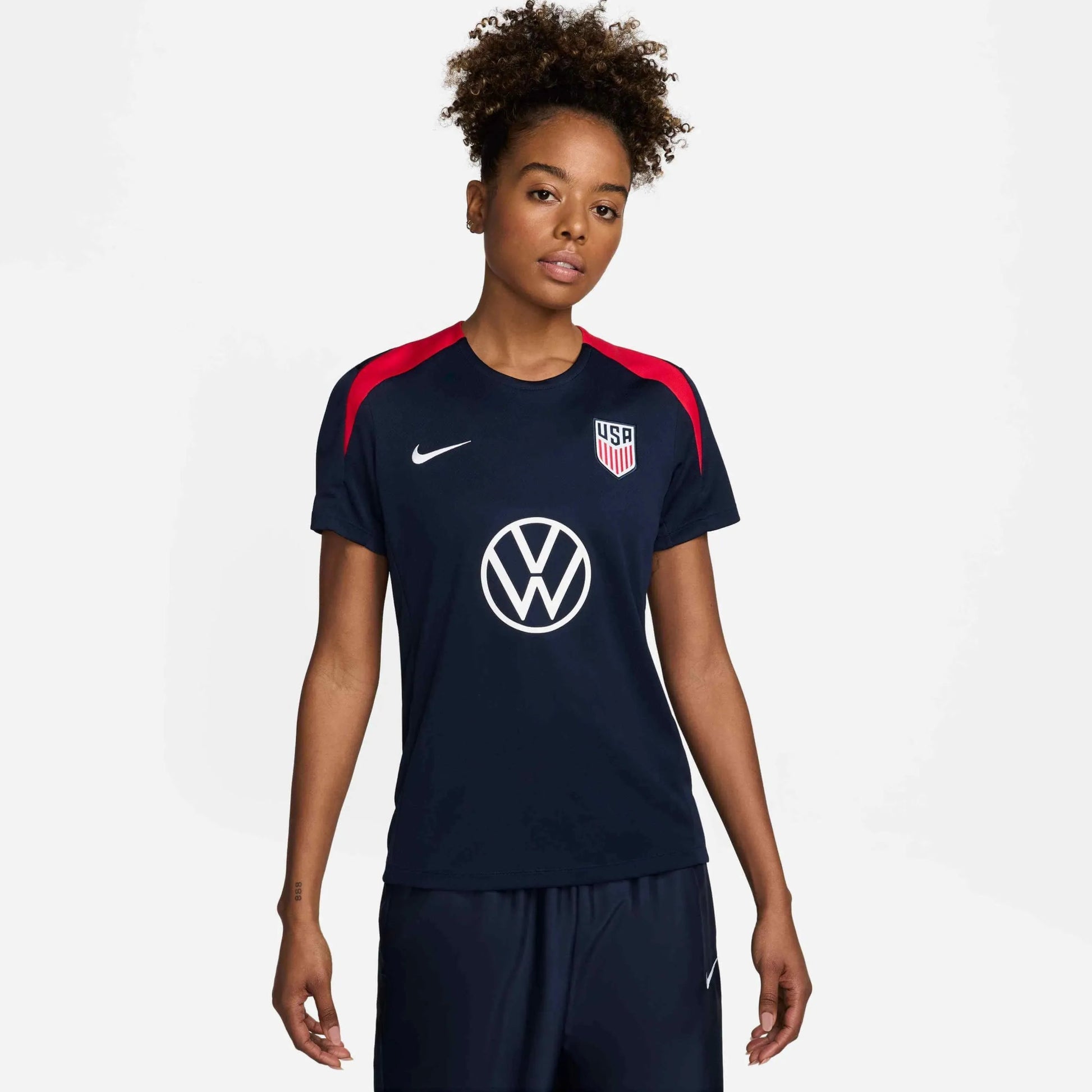 2024-25 USA Women Dri-Fit Short-Sleeve Knit Top | Sale