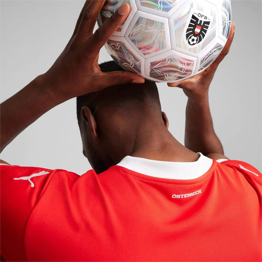 2024-25 Austria Men's Stadium Home Soccer Jersey | Hot
