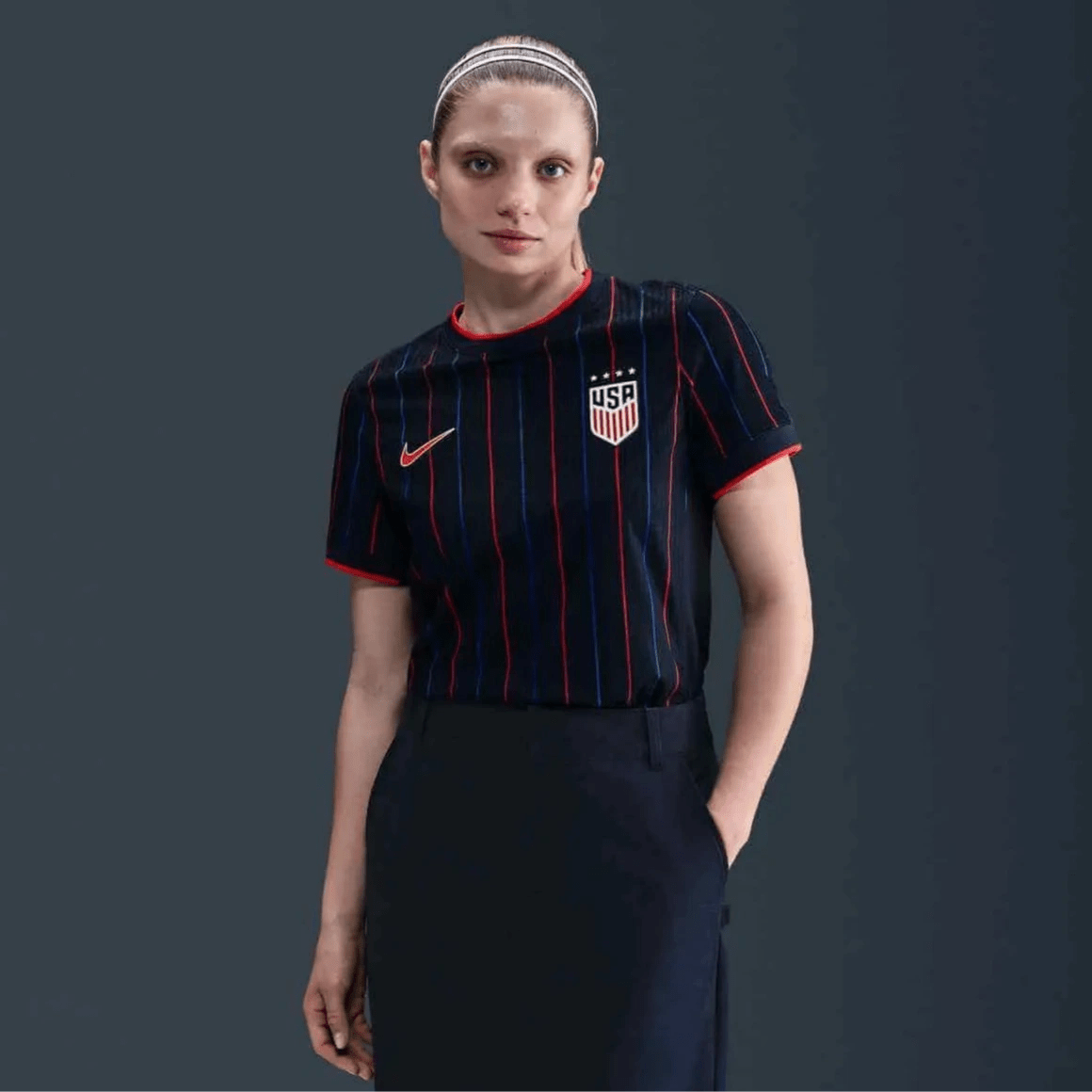 2025 USA Women's 4-Star Authentic Away Soccer Jersey  | Hot
