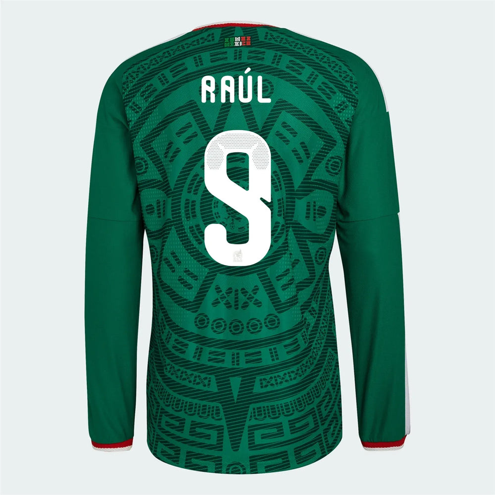 2026 Mexico Men's Authentic Home Long-Sleeve Soccer Jersey  | Outlet