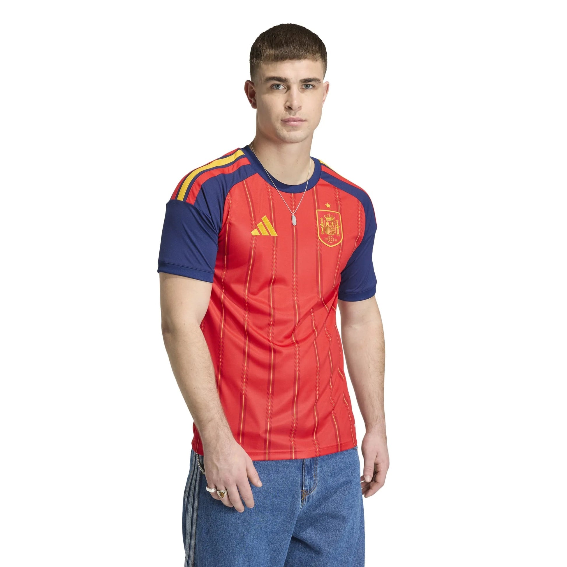 2026 Spain Men's Stadium Home Soccer Jersey  | Hot