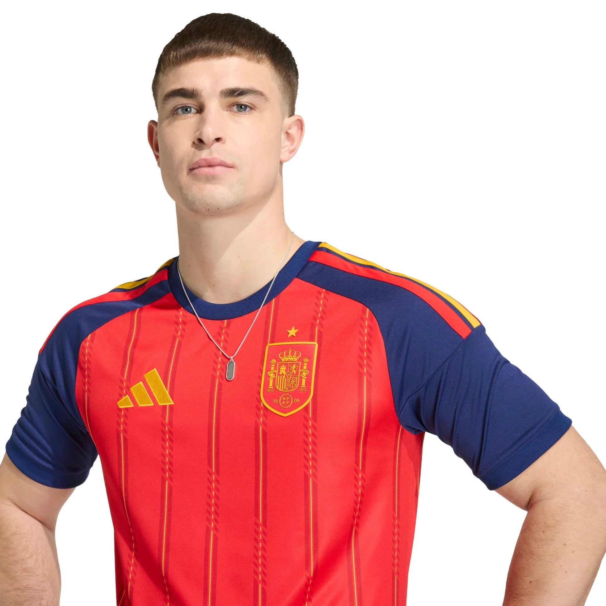 2026 Spain Men's Stadium Home Soccer Jersey  | Hot