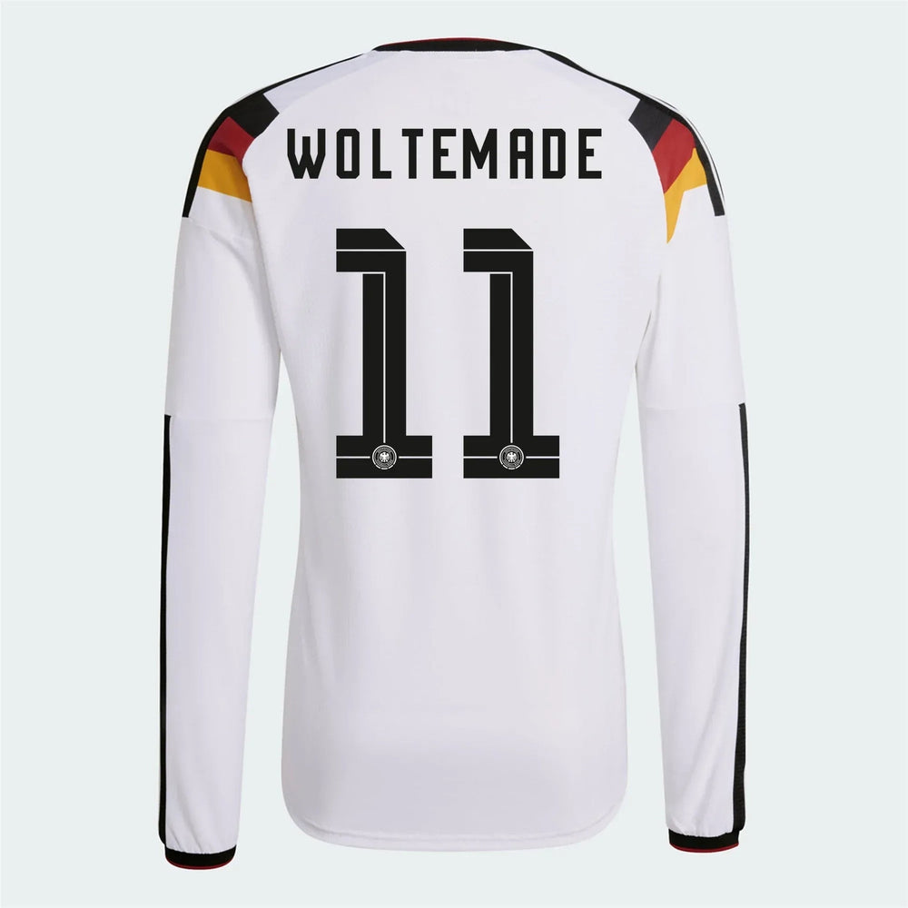 2026 Germany Men's Authentic Home Long-Sleeve Soccer Jersey  | Hot