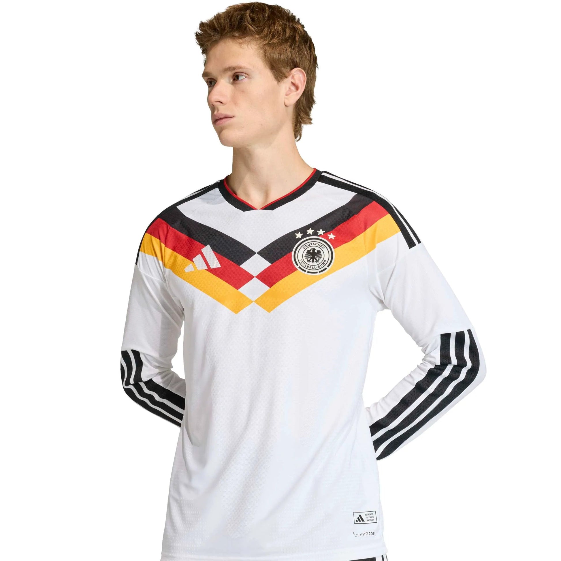 2026 Germany Men's Authentic Home Long-Sleeve Soccer Jersey  | Hot