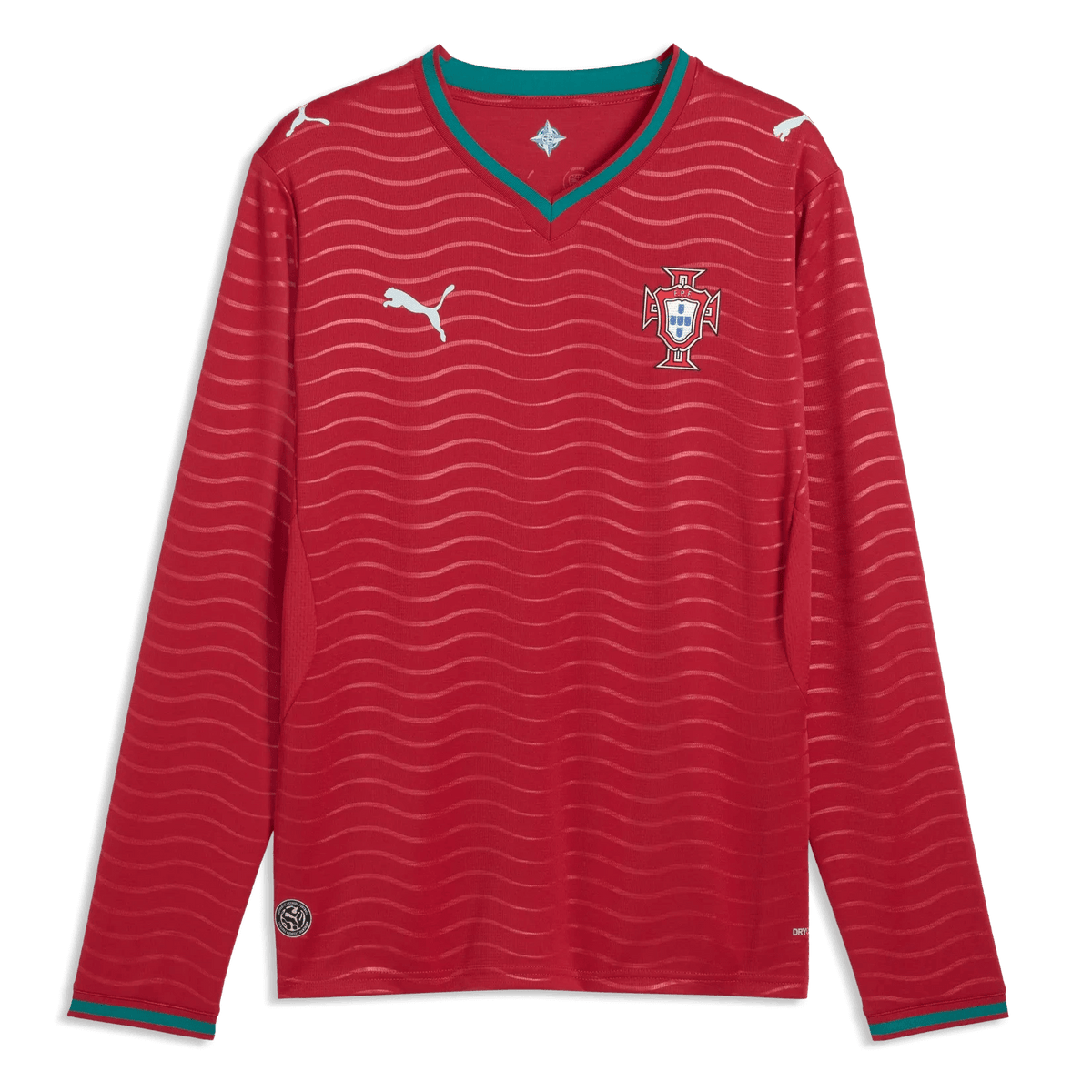 2026 Portugal Men's Stadium Home Long-Sleeve Soccer Jersey  | On sale
