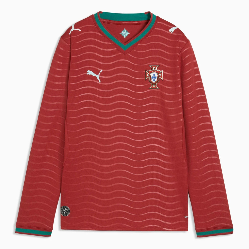 2026 Portugal Youth Stadium Home Long-Sleeve Jersey  | Outlet